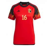 Belgia Thorgan Hazard #16 Hjemmedrakt Dame VM 2022 Kortermet